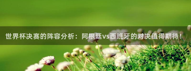 2026年世界杯：世界杯决赛的阵容分析：阿根廷vs西班牙的对决值得期待！